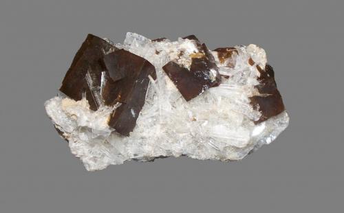 Fluorite, Celestine<br />White Rock Quarry, Clay Center, Ottawa County, Ohio, USA<br />5.7 cm x 3.3 cm x 2.3 cm<br /> (Author: Jamison Brizendine)
