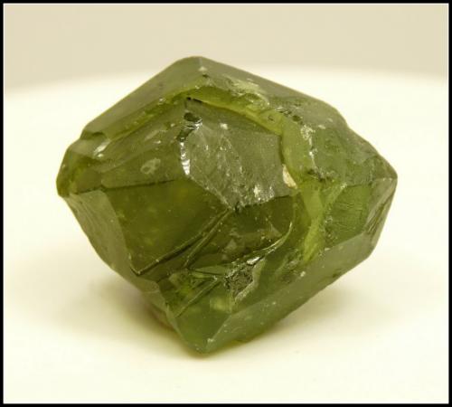 Andradite variety demantoid (Garnet Group)<br />Erongo Region, Namibia<br />18 x 16 x 11 mm<br /> (Author: Pierre Joubert)