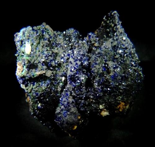 Azurita.<br />Mina Linda Mariquita, El Molar, Comarca Priorat, Tarragona, Cataluña / Catalunya, España<br />40x35 mm.<br /> (Autor: Jesus Franquesa Baucells)