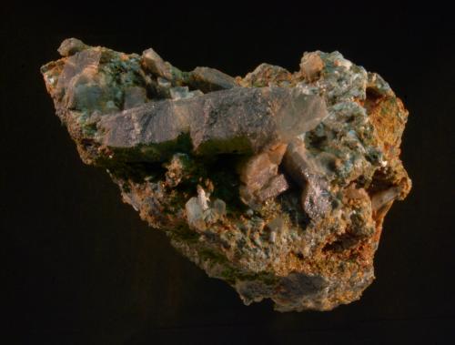 Cuarzo<br />Mina La Herrería, Burguillos del Cerro, Comarca Zafra-Río Bodión, Badajoz, Extremadura, España<br />6 x 4 cm<br /> (Autor: Ricardo Fimia)