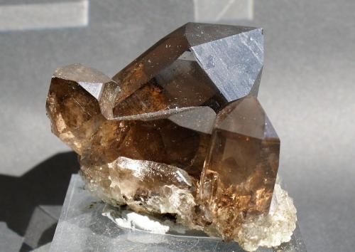 Quartz (variety smoky)<br />Aiguille de Talèfre, Mont Blanc Massif, Chamonix, Haute-Savoie, Auvergne-Rhône-Alpes, France<br />60mm x 60mm x 45mm<br /> (Author: Philippe Durand)