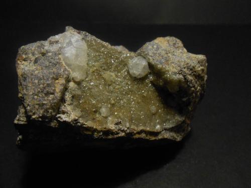 Analcima<br />Canteras Monte Oladri, Monastir, Ciudad metropolitana de Cagliari, Cerdeña/Sardegna, Italia<br />8,5 x 6 x 5 cm<br /> (Autor: Antonio Alcaide)