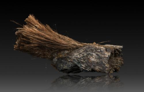 Balangeroite<br />Poggio San Vittore asbestos Mine, Balangero, Lanzo Valleys (Valli di Lanzo), Metropolitan City of Turin Province, Piedmont (Piemonte), Italy<br />13,0	x	37,0	x	12,0	cm<br /> (Author: MIM Museum)