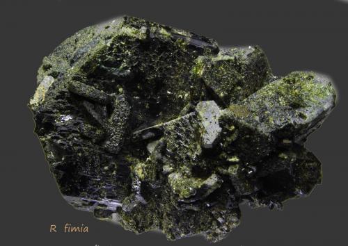 Epidota<br />Mina Raywoo, Distrito Quetta, Balochistan (Baluchistan), Paquistán<br />13 X 11 X 8 cm<br /> (Autor: Ricardo Fimia)