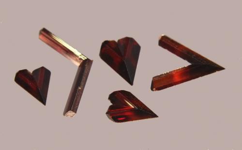 Rutilo<br />Diamantina, Jequitinhonha, Minas Gerais, Brasil<br />cristal mayor  12 mm<br /> (Autor: Ramon A  Lopez Garcia)