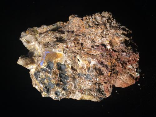 Wulfenite<br />Mina Glove, Grupo minero Glove Mine, Sierra Devil's Cash Box, Cañón Cottonwood, Amado, Distrito Tyndall, Condado Santa Cruz, Arizona, USA<br />120 X 80 X 55 mm<br /> (Author: Robert Seitz)