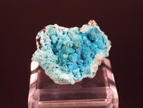 Chrysocolla pseudomorph after Boleite<br />Baja California Sur, Mexico<br />42mm x 30mm<br /> (Author: Don Lum)