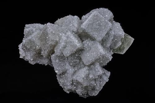 Quartz, Fluorite<br />Blackdene Mine, Ireshopeburn, Weardale, North Pennines Orefield, County Durham, England / United Kingdom<br />8.5 x 8.0 cm<br /> (Author: am mizunaka)