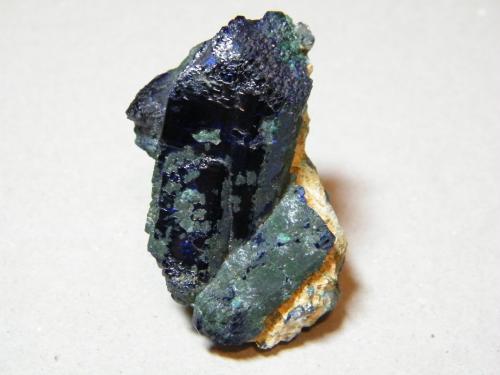 Azurite<br />Tsumeb Mine, Tsumeb, Otjikoto Region, Namibia<br />35mmx50mmx25mm<br /> (Author: Heimo Hellwig)