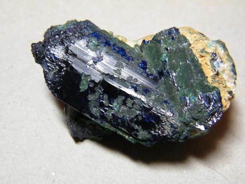 Azurite<br />Tsumeb Mine, Tsumeb, Otjikoto Region, Namibia<br />35mmx50mmx25mm<br /> (Author: Heimo Hellwig)