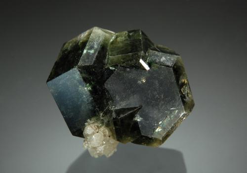 Fluorapatite<br />Sapo Mine, Ferruginha, Conselheiro Pena, Vale do Rio Doce, Minas Gerais, Brazil<br />1.7 x 1.9 cm<br /> (Author: crosstimber)