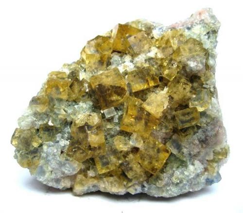 Fluorite<br />Vater Abraham Mine, Scheibenberg, Annaberg District, Erzgebirgskreis, Saxony/Sachsen, Germany<br />Specimen size 6 cm<br /> (Author: Tobi)