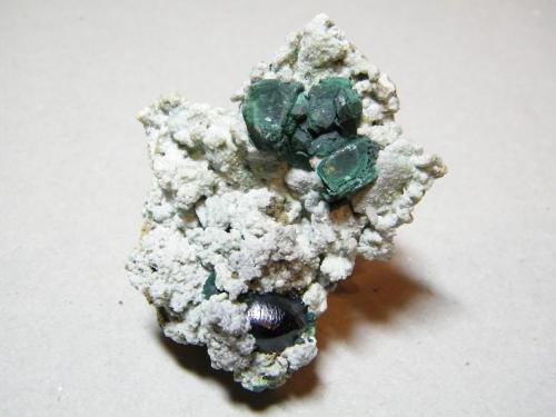 Malachite after Azurite<br />Tsumeb Mine, Tsumeb, Otjikoto Region, Namibia<br />50mmx60mmx30mm<br /> (Author: Heimo Hellwig)