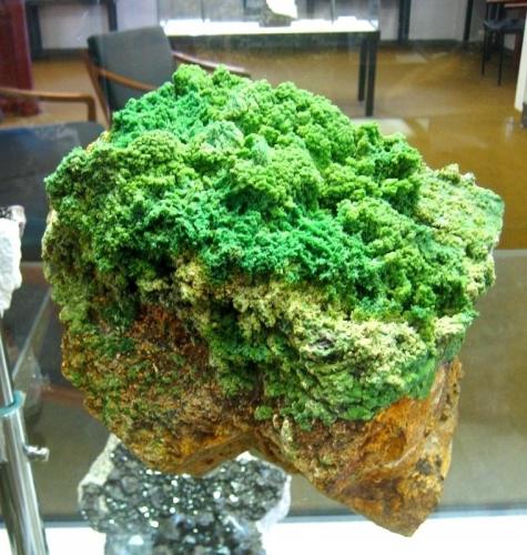 Pyromorphite<br />Schauinsland mining district, Black Forest, Baden-Württemberg, Germany<br />~ 20 cm<br /> (Author: Tobi)