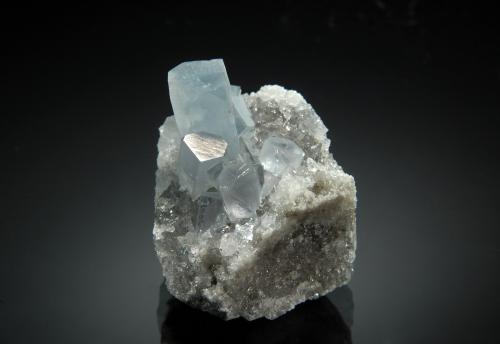 Celestine<br />Stoneco Quarry, Maumee, Lucas County, Ohio, USA<br />2.2 x 2.3 cm<br /> (Author: crosstimber)
