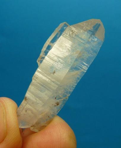 Quartz<br />Ceres, Warmbokkeveld Valley, Ceres, Valle Warmbokkeveld, Witzenberg, Cape Winelands, Provincia Occidental del Cabo, Sudáfrica<br />45 x 17 x 07 mm<br /> (Author: Pierre Joubert)