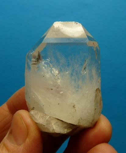 Quartz<br />Ceres, Warmbokkeveld Valley, Ceres, Valle Warmbokkeveld, Witzenberg, Cape Winelands, Provincia Occidental del Cabo, Sudáfrica<br />56 x 36 x 17 mm<br /> (Author: Pierre Joubert)