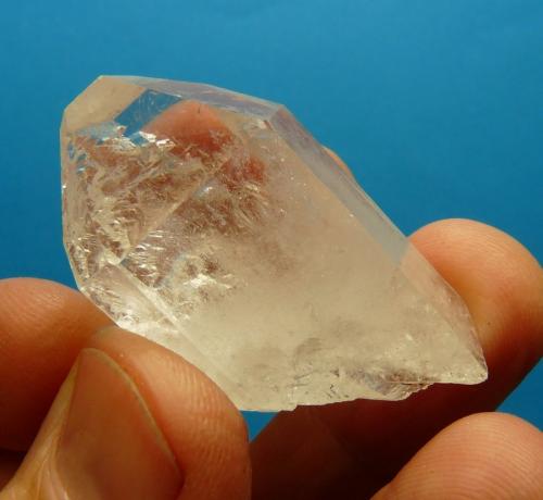 Quartz<br />Ceres, Warmbokkeveld Valley, Ceres, Valle Warmbokkeveld, Witzenberg, Cape Winelands, Provincia Occidental del Cabo, Sudáfrica<br />44 x 25 x 16 mm<br /> (Author: Pierre Joubert)