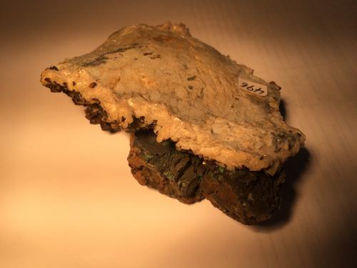 Galena, Chalcopyrite, Dolomite<br />Picher Field, Tri-State District, Ottawa County, Oklahoma, USA<br />100 mm X 55 mm X 40 mm<br /> (Author: Robert Seitz)