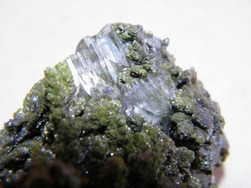Cerussite covered with (Mottramite?)<br />Tsumeb Mine, Tsumeb, Otjikoto Region, Namibia<br />55mmx50mmx40mm<br /> (Author: Heimo Hellwig)