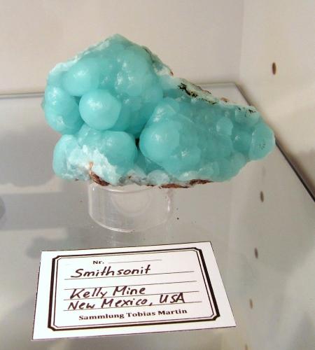 Smithsonite<br />Kelly Mine, Magdalena, Magdalena District, Socorro County, New Mexico, USA<br />Specimen size 7 cm<br /> (Author: Tobi)