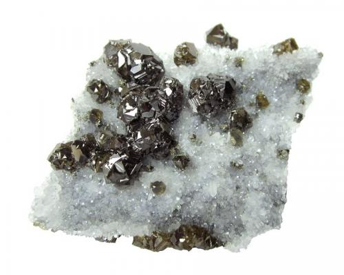 Sphalerite<br />Krushev dol Mine, Madan mining area, Rhodope Mountains, Smolyan Oblast, Bulgaria<br />Specimen size 7 cm<br /> (Author: Tobi)