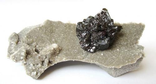Sphalerite<br />Mina Elmwood, Carthage, Distrito Central Tennessee Ba-F-Pb-Zn, Condado Smith, Tennessee, USA<br />Specimen size 12 cm<br /> (Author: Tobi)