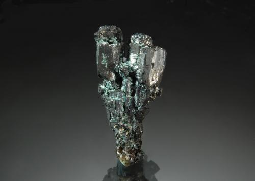 Chalcocite<br />Levant Mine, Trewellard, Saint Just District, Cornwall, England / United Kingdom<br />0.8 x 2.0 cm<br /> (Author: crosstimber)