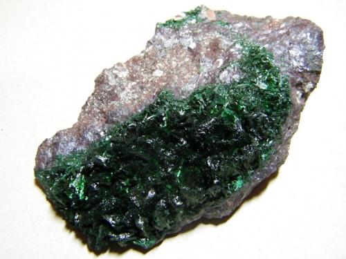 Brochantite<br />Tsumeb Mine, Tsumeb, Otjikoto Region, Namibia<br />100mmx55mmx30mm<br /> (Author: Heimo Hellwig)