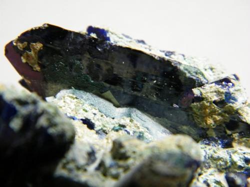 Azurite<br />Tsumeb Mine, Tsumeb, Otjikoto Region, Namibia<br />70mmx50mmx50mm<br /> (Author: Heimo Hellwig)