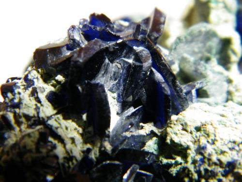 Azurite<br />Tsumeb Mine, Tsumeb, Otjikoto Region, Namibia<br />70mmx50mmx50mm<br /> (Author: Heimo Hellwig)