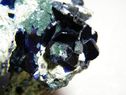 Azurite<br />Tsumeb Mine, Tsumeb, Otjikoto Region, Namibia<br />70mmx50mmx50mm<br /> (Author: Heimo Hellwig)