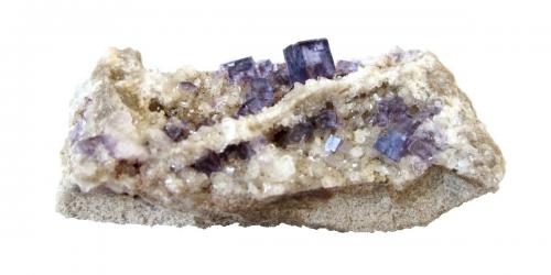 Fluorite<br />Caaschwitz, Bad Köstritz, Greiz, Thuringia/Thüringen, Germany<br />Specimen size 4,5 cm<br /> (Author: Tobi)