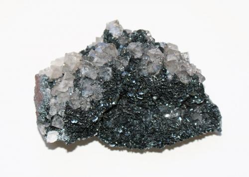 Hematite and Quartz<br />Florence Mine, Egremont, West Cumberland Iron Field, former Cumberland, Cumbria, England / United Kingdom<br />75mm x 50mm x 30mm<br /> (Author: Philippe Durand)