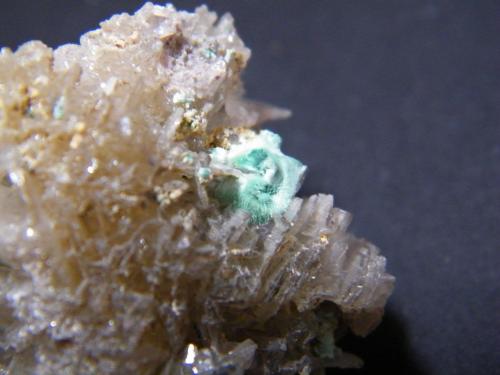 Cerussite and Malachite<br />Tsumeb Mine, Tsumeb, Otjikoto Region, Namibia<br />40mmx40mmx35mm<br /> (Author: Heimo Hellwig)