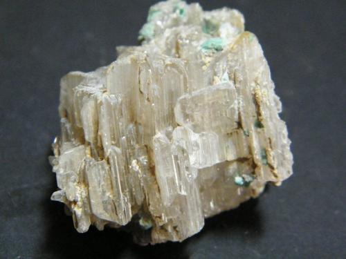 Cerussite and Malachite<br />Tsumeb Mine, Tsumeb, Otjikoto Region, Namibia<br />40mmx40mmx35mm<br /> (Author: Heimo Hellwig)