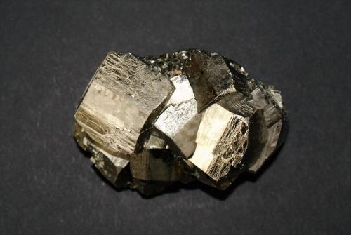 Pyrite<br />Mina Gavorrano, Gavorrano, Provincia Grosseto, Toscana, Italia<br />70mm x 50mm x 40mm<br /> (Author: Philippe Durand)