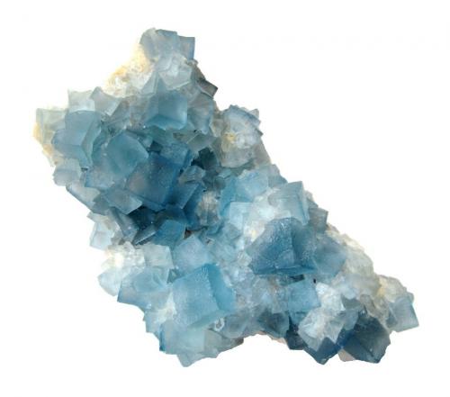 Fluorite<br />Blanchard Mine (Portales-Blanchard Mine), Bingham, Hansonburg District, Socorro County, New Mexico, USA<br />Specimen size 11,5 cm, largest crystal 1,5 cm<br /> (Author: Tobi)