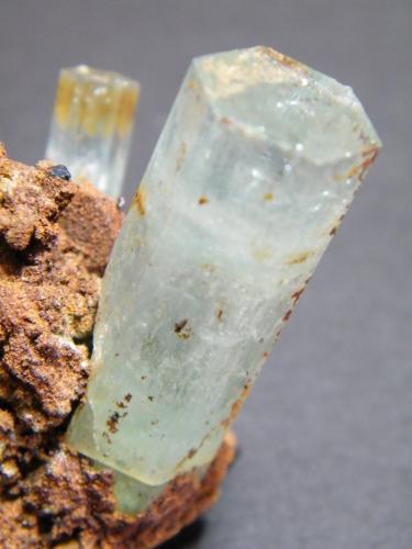 Beryl (var. Aquamarine) and Schorl<br />Erongo Mountain, Usakos, Erongo Region, Namibia<br />70mmx60mmx50mm<br /> (Author: Heimo Hellwig)