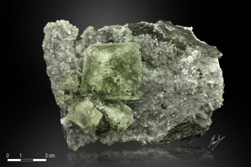 Fluorite<br />Ruyuan Fluorite Mine, Ruyuan, Shaoguan Prefecture, Guangdong Province, China<br />143 x 100 mm<br /> (Author: Manuel Mesa)