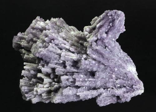 Fluorite with Barite after Laumonite<br />Moffat Tunnel, Cripple Creek District, Teller County, Colorado, USA<br />146 x 130 x 70 mm<br /> (Author: GneissWare)