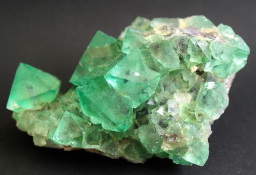 Fluorite<br />Riemvasmaak, Orange river area, Kakamas, ZF Mgcawu District, Northern Cape Province, South Africa<br />85mm x 60mm x 60mm<br /> (Author: Philippe Durand)