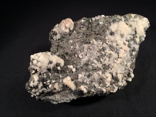 Sphalerite, Calcite, Quartz, Galena<br />Zacatecas, México<br />135 mm x 95 mm x 65 mm<br /> (Author: Robert Seitz)