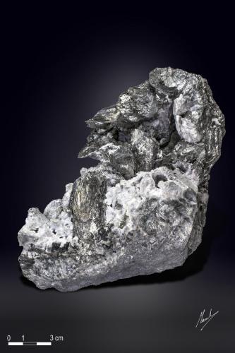 Löllingite<br />Carlés-Norte cut, Carlés Mine, Ballotal-El Fuxaco, Carlés, Salas, Comarca Valle del Narcea, Principality of Asturias (Asturias), Spain<br />155 X 75 mm<br /> (Author: Manuel Mesa)