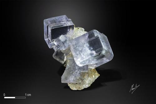 Fluorite<br />La Viesca Mine, La Collada mining area, Huergo, Siero, Comarca Oviedo, Principality of Asturias (Asturias), Spain<br />35 x 26 mm<br /> (Author: Manuel Mesa)