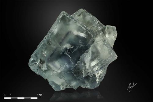 Fluorite<br />La Viesca Mine, La Collada mining area, Huergo, Siero, Comarca Oviedo, Principality of Asturias (Asturias), Spain<br />150 x 120 mm<br /> (Author: Manuel Mesa)