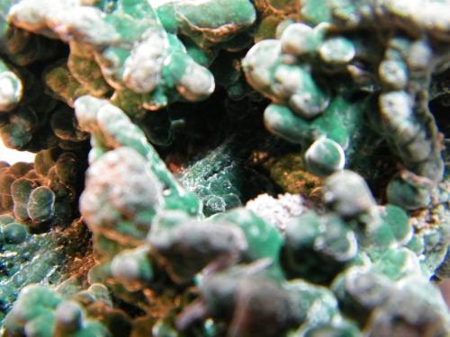 Malachite<br />Tsumeb Mine, Tsumeb, Otjikoto Region, Namibia<br />110mmx45mmx50mm<br /> (Author: Heimo Hellwig)