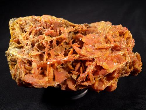 Wulfenite, Mimetite<br />Mina San Francisco, Cerro Prieto, Cucurpe, Municipio Cucurpe, Sonora, México<br />110 mm x 60 mm x 55 mm<br /> (Author: Robert Seitz)