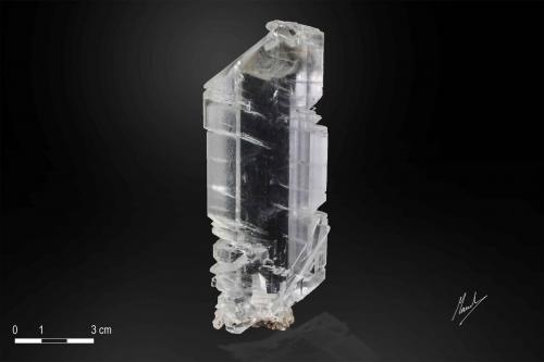 Gypsum<br />Los Algezares claim, Segorbe, Comarca Alto Palancia, Castellón / Castelló, Valencian Community / Comunitat Valenciana, Spain<br />120 x 45 mm<br /> (Author: Manuel Mesa)