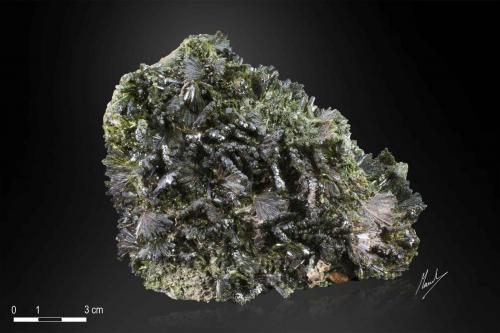 Epidote<br />Barranc de les Collades, Pantà d'Escales, Casterner de les Olles, Tremp, Comarca Pallars Jussà, Lérida / Lleida, Catalonia / Catalunya, Spain<br />130 X 94 mm<br /> (Author: Manuel Mesa)